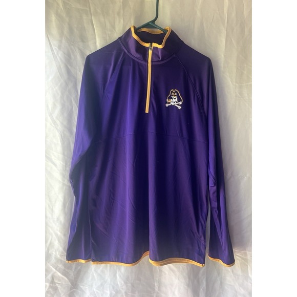 Colosseum Other - Colosseum Men's 1/4 Zip Pullover Shirt Med East Carolina University‎ NWT Purple